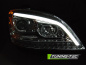 Preview: LED Tagfahrlicht Design Scheinwerfer für Mercedes Benz ML W164 05-08 chrom mit dynamischem LED Blinker